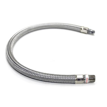 Шланг металлизированный VIAIR 18" 1/4х1/4" папа/папа