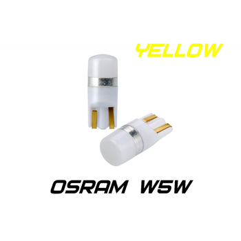 Светодиодная лампа Optima Premium W5W (T10) OSRAM Chip Yellow